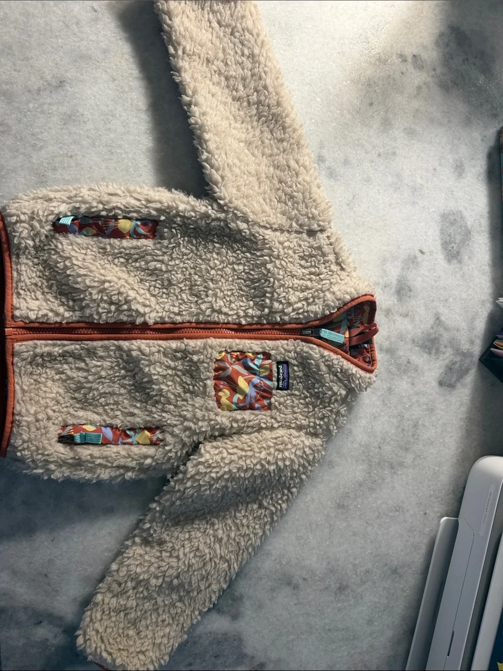 Patagonia fleece coat 4T